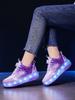 Original head manufacturer four-wheel runaway shoes for boys, students, pulleys with brakes, flight shoes, fashion hidden skates for girls