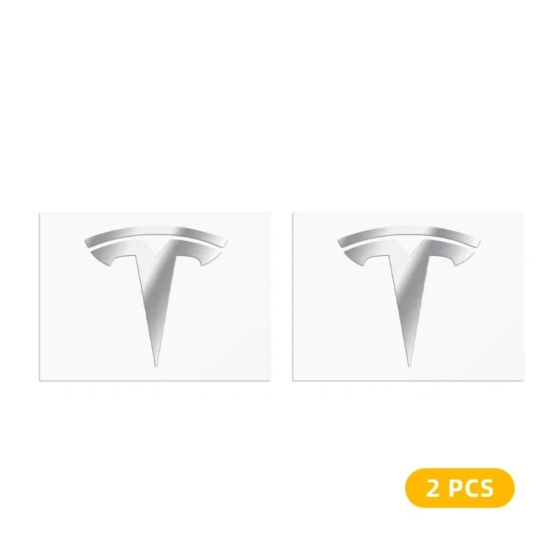 

Car Sticker Tesla 10pcs 3D Metal Car Badges Decoration Stickers For Tesla Model 3 Model S Model Y Roadster SpaceX Auto Interior