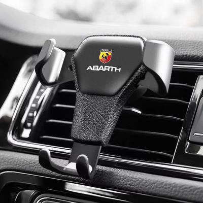 Universal Gravity Auto Phone Holder Car Air Vent Clip Mount Mobile Phone Holder CellPhone Stand Support For FIAT 500 Abarth 595