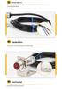 M18 Laser Infrared Photoelectric Switch SZ-JG-8MJMFS1 - Mirror Reflection Type Sensor