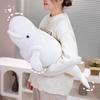 Soft Blue Big Shark Doll Plush Toy Aquarium Beluga Doll Child Soothing Rag Doll