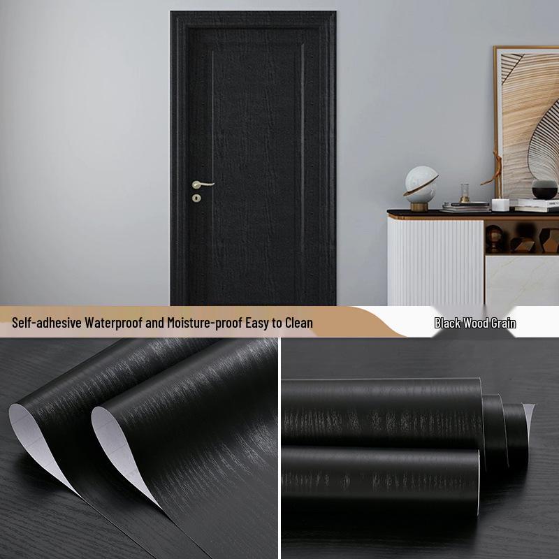 Verdickte selbstklebende Tapete mit Holzmaserung: Wasserfest, Ölfest Schreibtisch- und Möbelrenovierung.