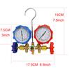 Refrigerant Air Conditioning Tools AC Diagnostic Manifold Gauge Set Hose Hook Kit for Refrigerant Testing R410A R22 R404A R134A