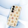 For Samsung Galaxy A56 5G Case Leaves Pattern Printing Straight Edge TPU Phone Back Cover