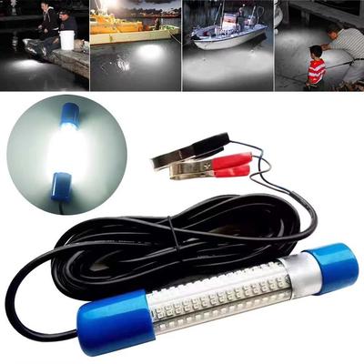 180 Beads Underwater Fishing Light Portable 30W Lures Finder Lamp AC/DC 12-24V LED Submersible Boat Lamp Deep Sea