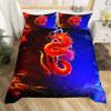 Scientisfictional Dragon Duvet Cover Set Colorful Graffiti Bed Linen Set Bohemia Comforter Bedding Set Bedroom Set Queen