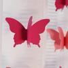 3pcsX2.2m Wedding Room Bedroom Wedding Living Curtains Long Happy Character Latte Flower Decoration Arrangement 3D Set Butterfly