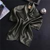 90cm Solid Colors Neckerchief Hijab Scarf For Women Soft Satin Headband Hair Scarves Female Square Shawls Head Scarfs For Ladies