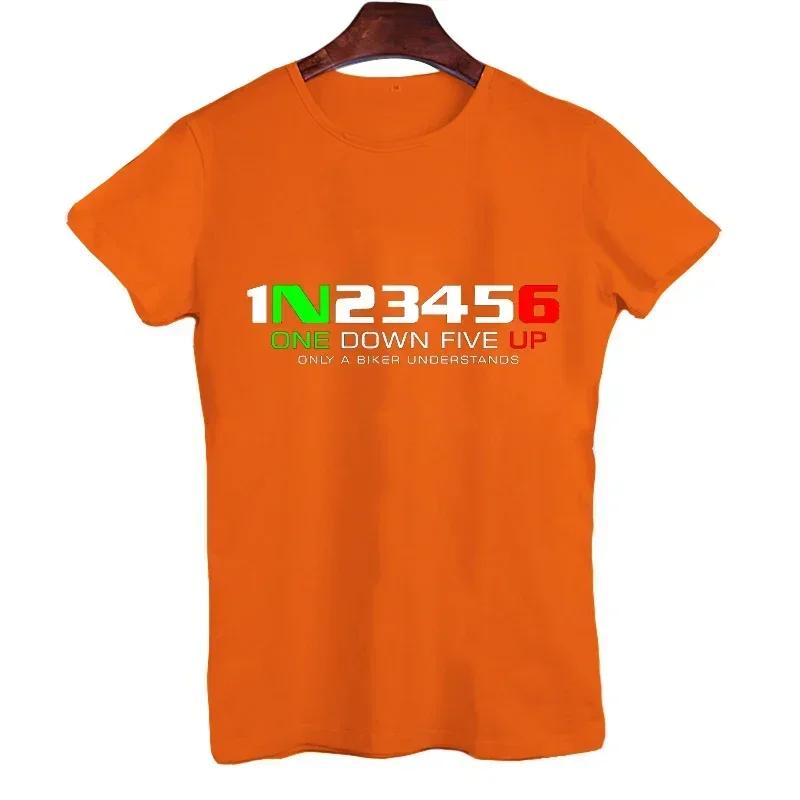 Móda Biker 1n23456 Motocyklové tričko Pánské Tričko Závodní Tričko Krátký Rukáv Tričko BIKER Auto Moto Rychlost Tričko Trička pro Muže