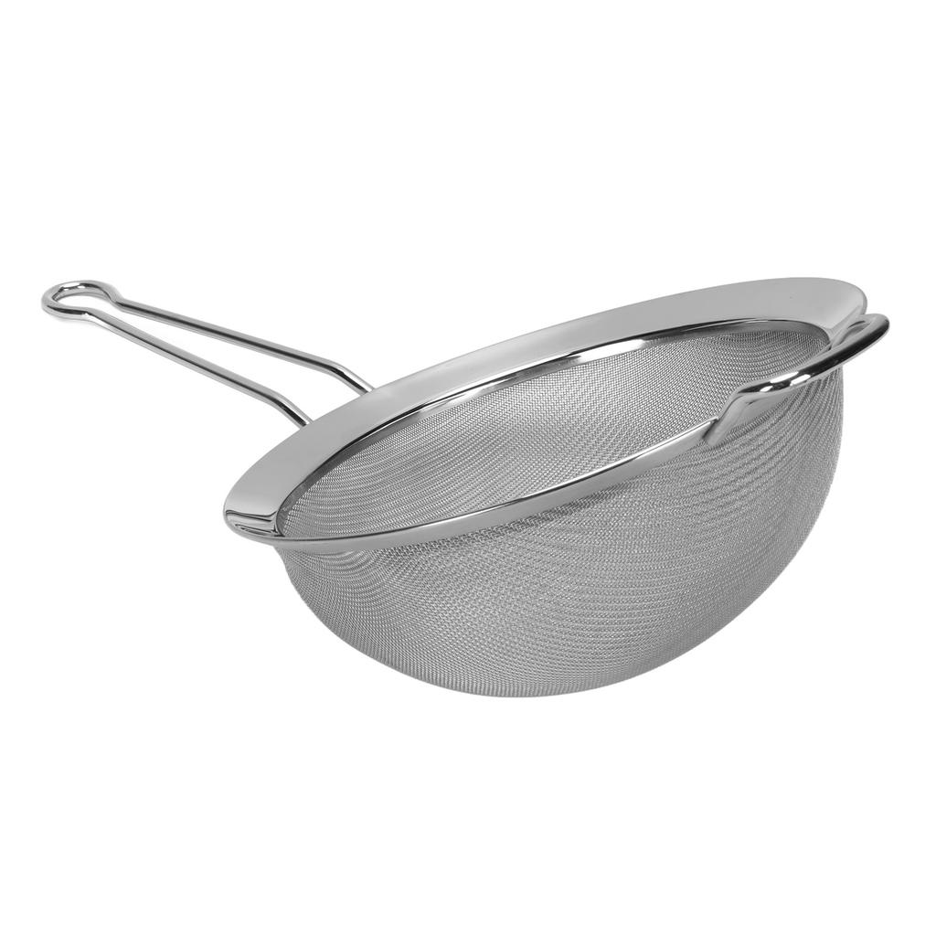 Large Mesh Strainer 316 Stainless Steel Colander Sieve Sifter with Sturdy Handle for Pasta Fruits Vegetables Easy To