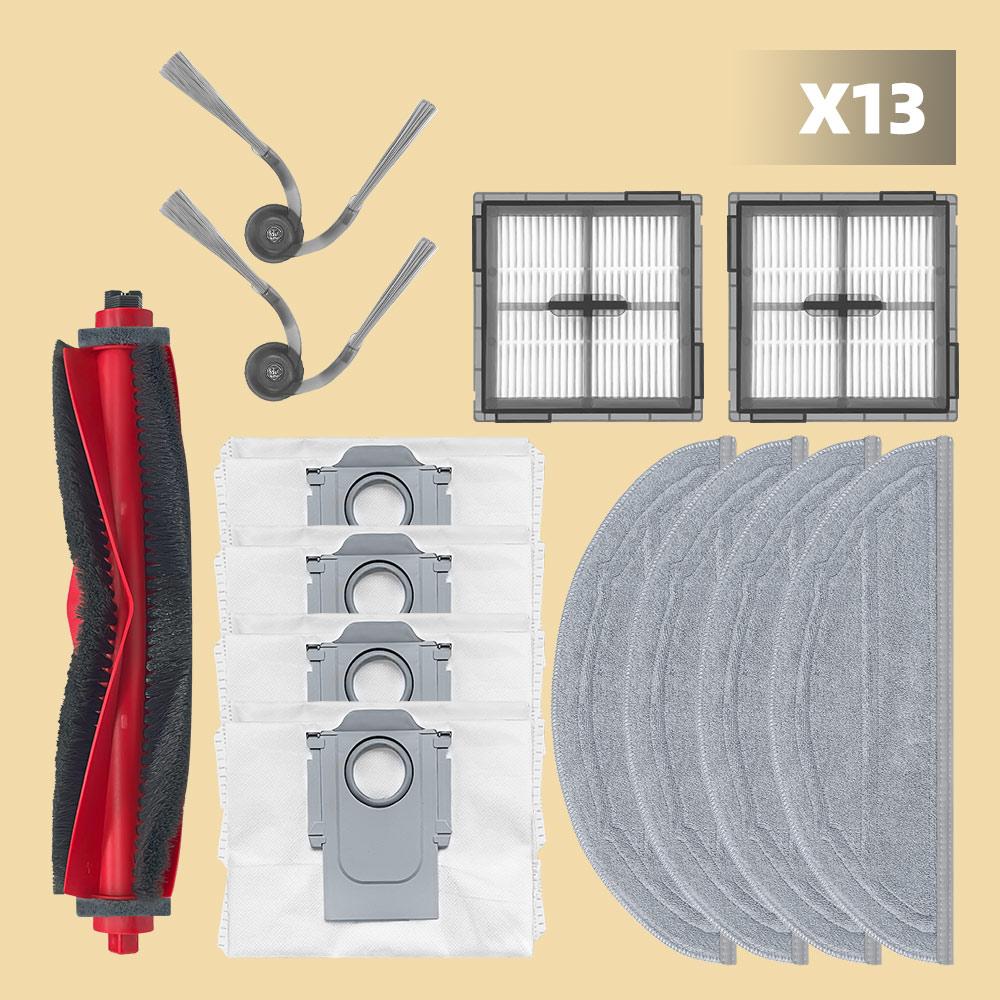 Fit For Roborock Q10 S5 / Q10 S5+ /Q10V/Q10V+/Q10 VF/Q10 VF+/ S8 Pro/S8 Pro Plus Parts Main Side Brush Filter Mop Cloth Dust Bag