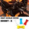 800MTX Accessories Luggage Rack Brackets For CFMOTO CF 800MT-X Exhaust Pipe Heat-shield Cover Heel Guard Brake Pedal Tip Plate