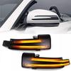 2Pcs Side Mirror Indicator Lamp 12V Flowing Water Blinker Flashing Light Exterior Mirror Turn Signal Lamp for Car Light Supplies