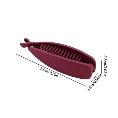 1pc Hairpins Women Hair Accessories Solid Color Hair Claws Banana Clip Hair Clips Ponytail Holder