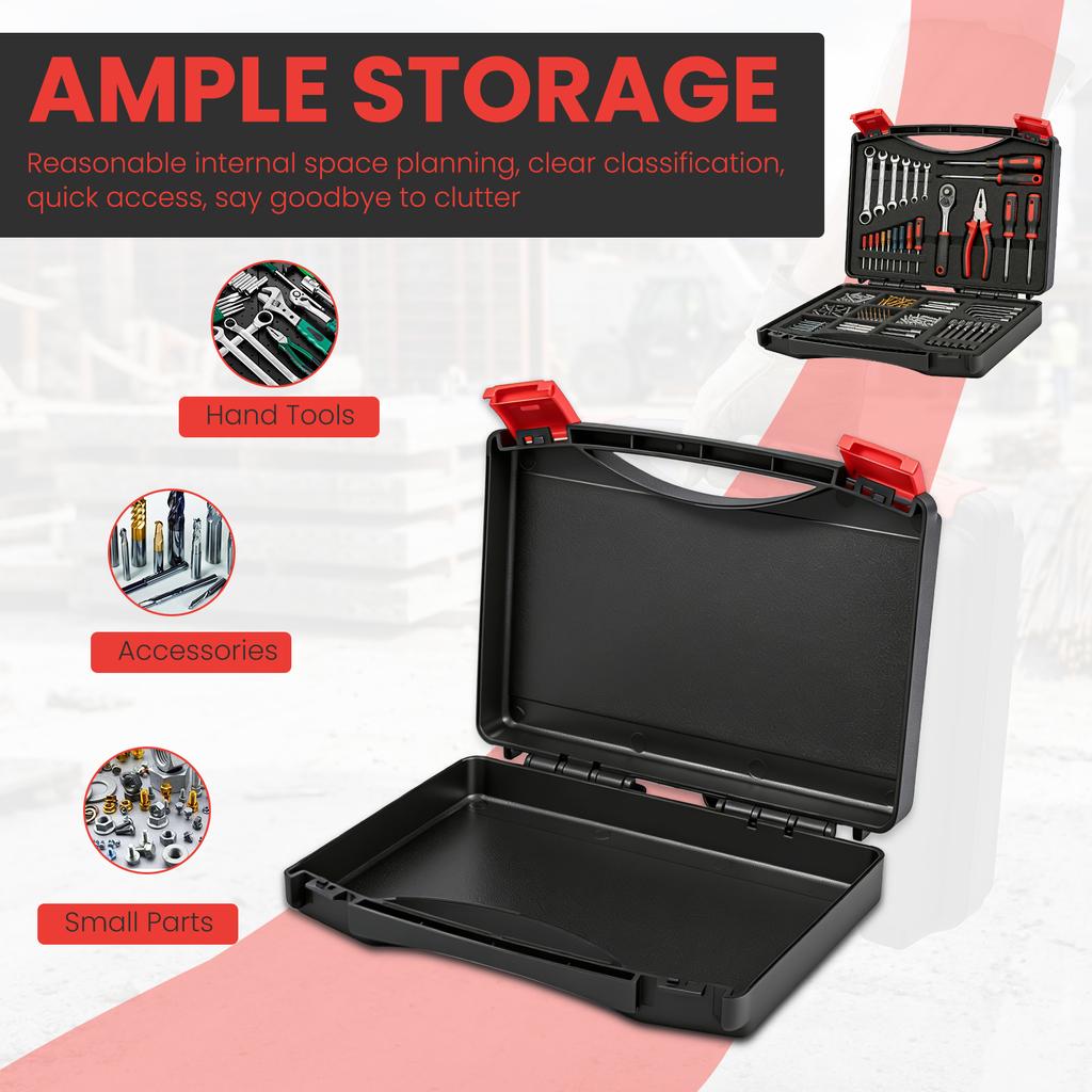 Hardware Tool Box Equipment Accessories Repair Tool Storage Box Plastic Waterproof Multi-function Hard Carry Case Organizer