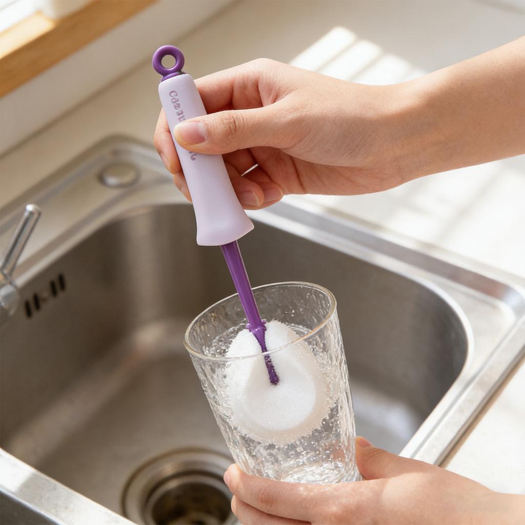 2-in-1 Long-Handle Bottle Brush Set, Multifunctional Bottle Cleaning Brush And Straw Cleaner Brush, Self- Bottle Brush, Suitable For Coffee Mugs