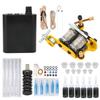 Tattoo Complete Starter Tattoo Kit Professional Coil Tattoo Machine Foot Pedal Needles Grip Power