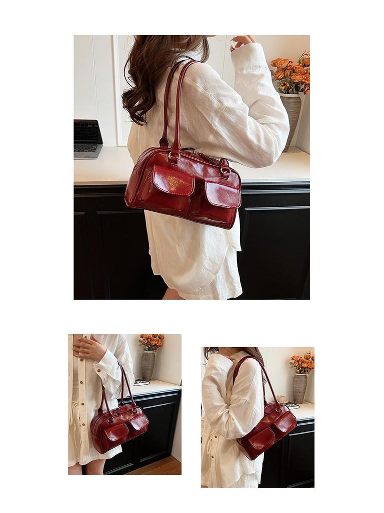 Korea Heo Yunjin Style Boston Shoulder/Handheld Bag