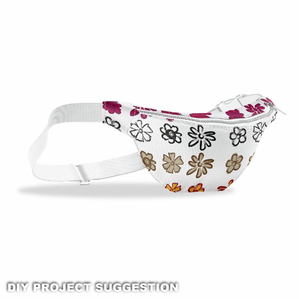 Outdoor Dekostoffe Oxford - Motiv Gemalte Blumen 9 I Dx702