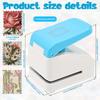 1Pc Postage Stamp Puncher Portable Stamp Hole Punch Tool Multi-purpose Crafting Paper Punch Machine for DIY Craft Scrapbooking