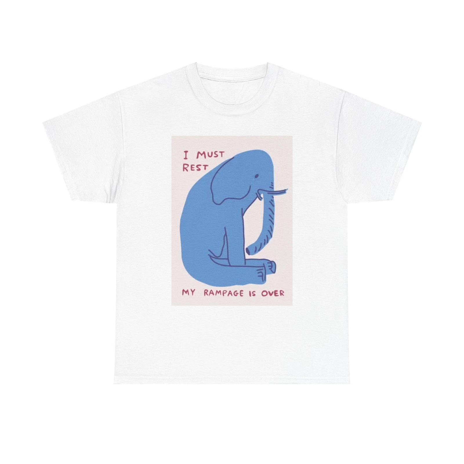 Men s and Women s T-shirts I Must Rest Elephant Graphic XL
