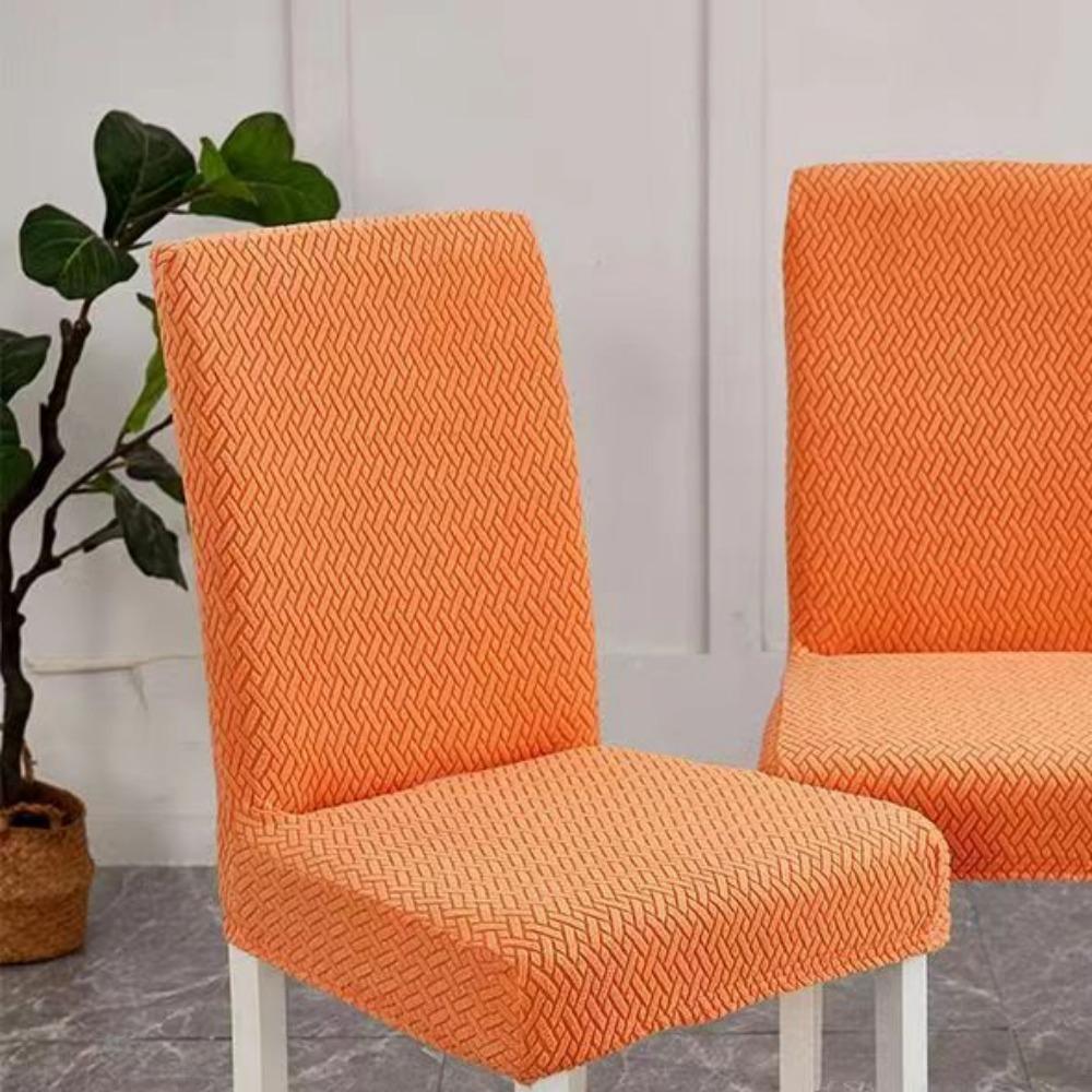 

Эластичный чехол для стула, универсальный размер, дешевый чехол на стул, большой эластичный чехол для домашнего сиденья, чехлы на стулья для гостиной, для домашней столовой 1 piece оранжевый