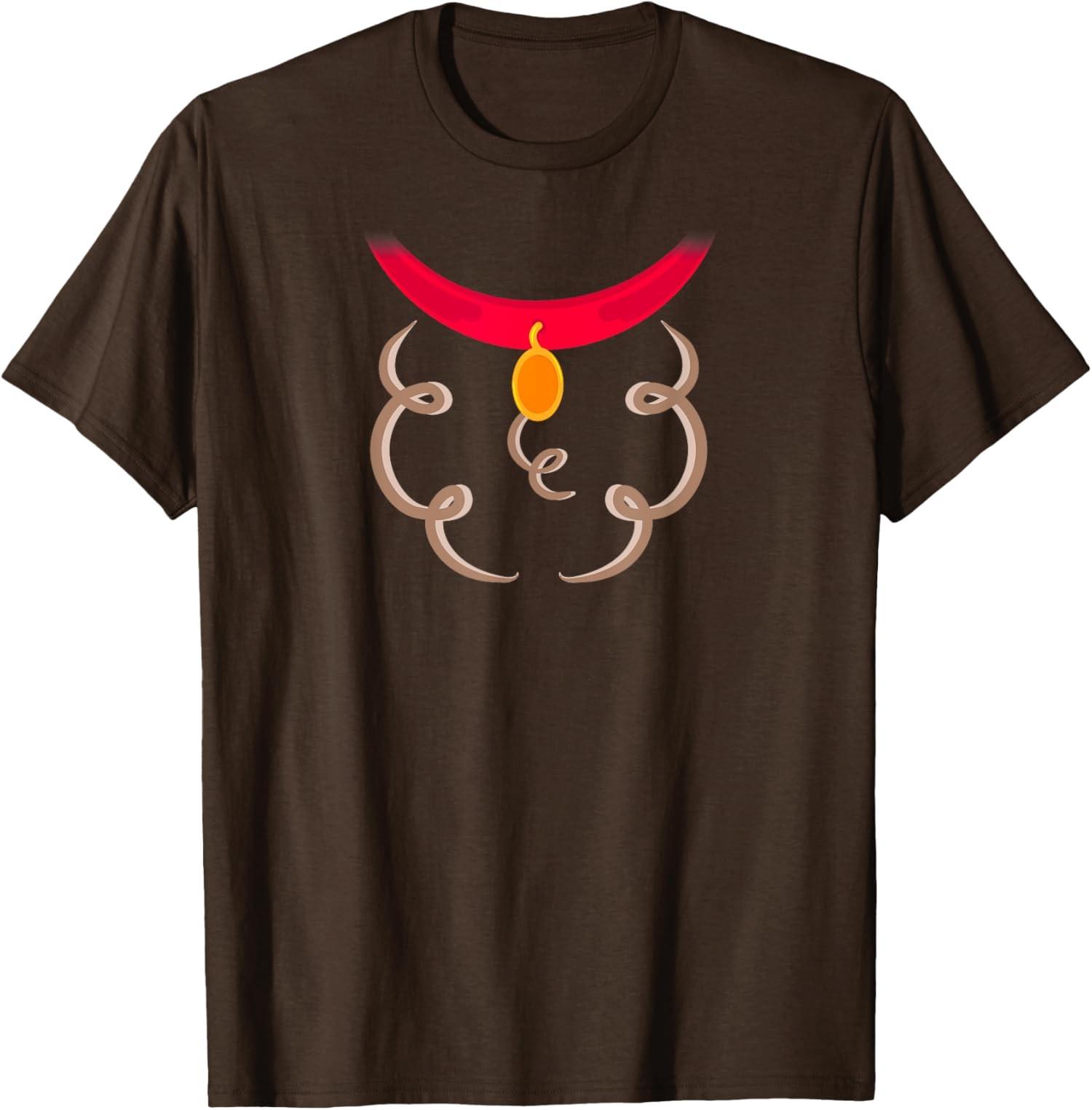 Costume de chien chiot double face Halloween cadeau mignon T-Shirt unisexe S