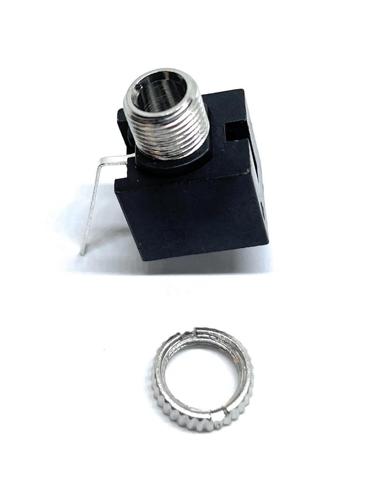 Mono Audio Jack PJ398SM Compatible with Nut of 3.5mm (PJ301M-12, WQP518MA, Connector) (Pack 500)