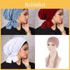 Kopfschal Mütze Aus Atmungsaktivem Polyesterstoff Für Lässige Damen Sommer- Und Winterkleidung