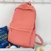 Rits Effen Kleur Waterdichte Rugzak Tieners Meisje Boeken Schrijfwaren Tassen Ins Mode Studenten Casual Grote Capaciteit Schooltas