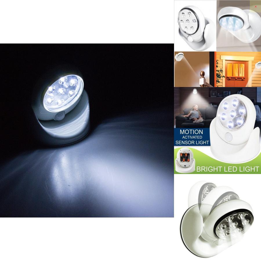 Motion Sensor Led Night Light With Battery Power For Home And Stairway Lighting