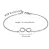 18K Gold Stainless Steel Infinity Symbol Bracelet for Women