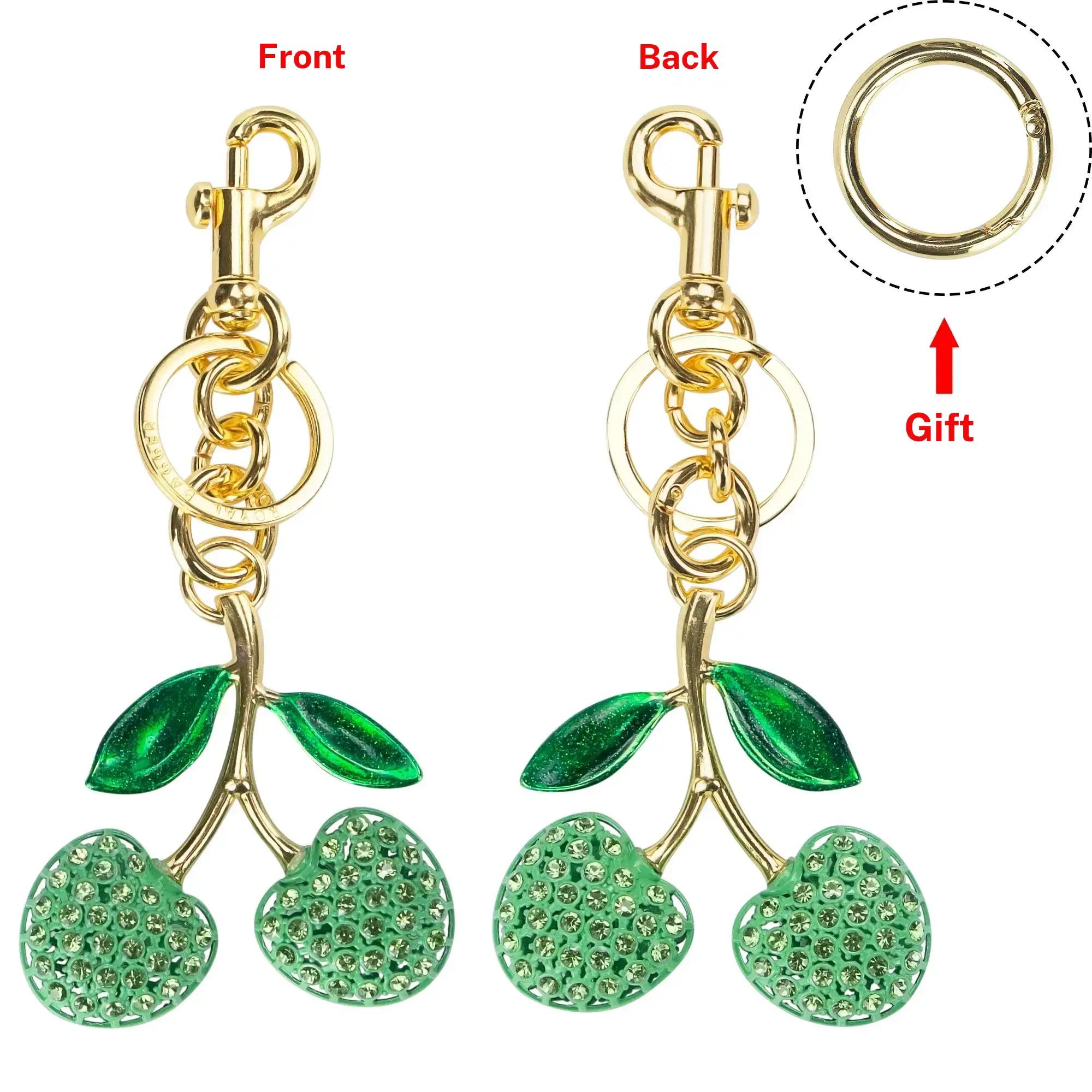 

Royal Bagger Cute Cherry Keychain for Women Fashion Bag Charm & Wallet Pendant Accessory 001 зелёный