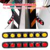 Reflective Car Decal 2 Pieces Foldable Exterior Decals Warning Reflective Stickers For Car SUV Truck Motorcycle Front Rear