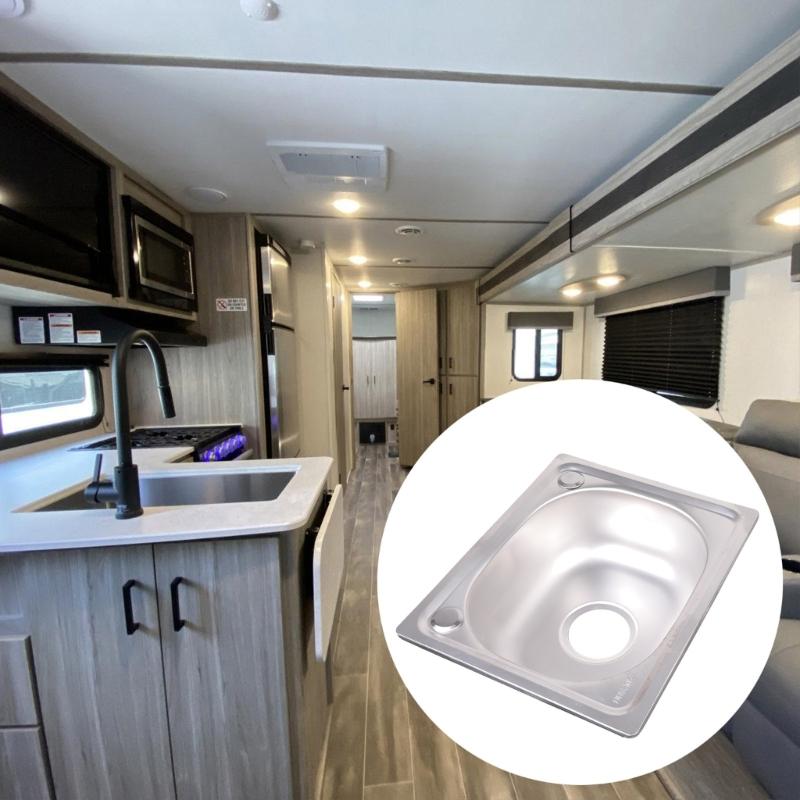 Vierkante Keukenbakken van Roestvrij Staal Afwasbak Badkamer Handenwasbak Enkele Kom Afwasbak