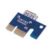 Адаптер PCI E X1 PCIe 1X до USB 3.0 Антиокислювальний Стабільна передача сигналу для райзера PCI Express Майнінг Майнер