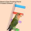 4/6/8 Steps Parrot Ladder Nature Wooden Birds Climbing Ladder Parakeet Play Exercise Stand Perch Birds Cage Accessories for Budgies Peony Parrots
