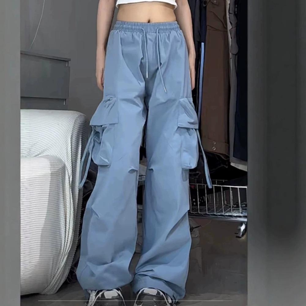 2026 Workwear Casual Pants - Women's Loose Street Dance Hip-Hop Trendy Wide Legged Long Pants
