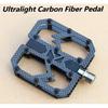 Carbon Fiber Pedal Ultralight MTB Titanium Shaft 3 Bearings Road Bike Pedal Anti Slip Racing Pedal