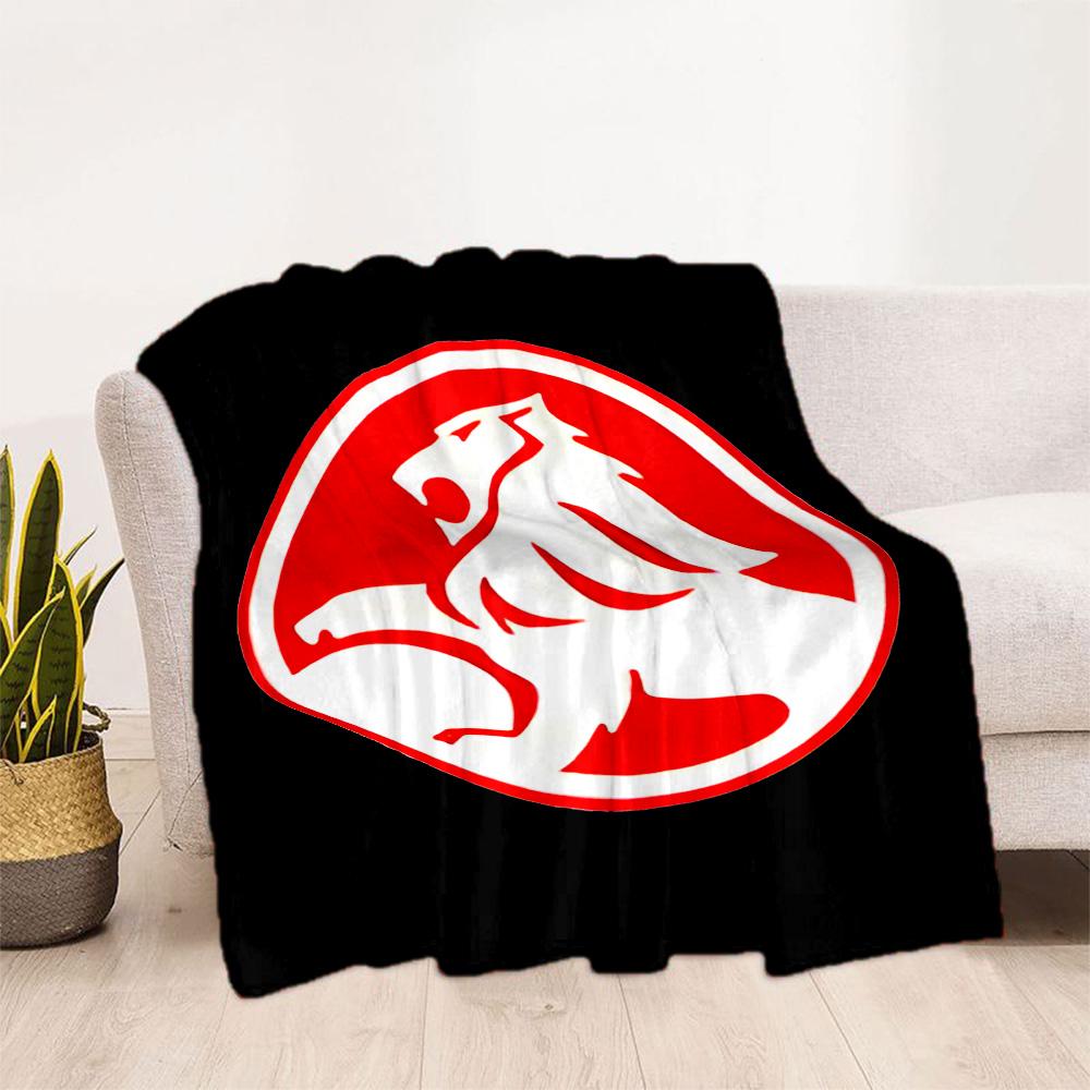 Electric Energy Holden Logo Blanket Durable Comfort Suitable for Livingroom Chair Bedding All-Season Use Stylish Decor