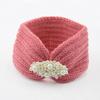 Pearl Crochet Woolen Wide Hairband Head Wrap Knitting Turban Knitted Headbands