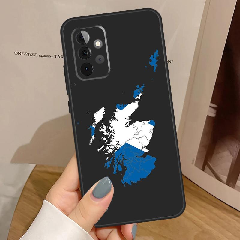 Funda Bandera Escocesa de Escocia Para Samsung Galaxy A15 A16 A17 A26 A36 A56 A55 A35 A52 A32 A12 A53 A33 A13 A14 A34 A54