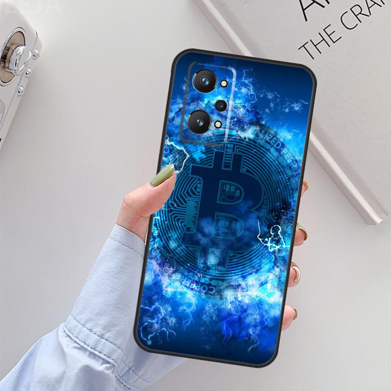 Bitcoin BTC For Realme 11 10 12 13 14 Pro Plus GT 5 6 6T GT7 Pro C67 C61 C53 C51 C21Y C25S C55 C75 Case