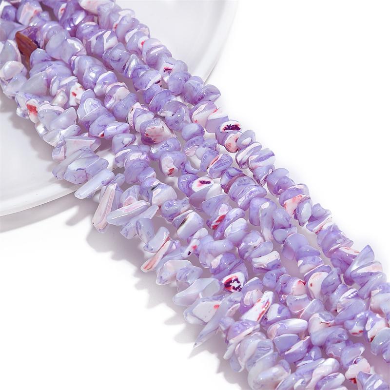 110PCs Natural Colored Horseshoe Snail Irregular Shaped Piece For DIY Necklace Bracelet Earrings Jewelry Making