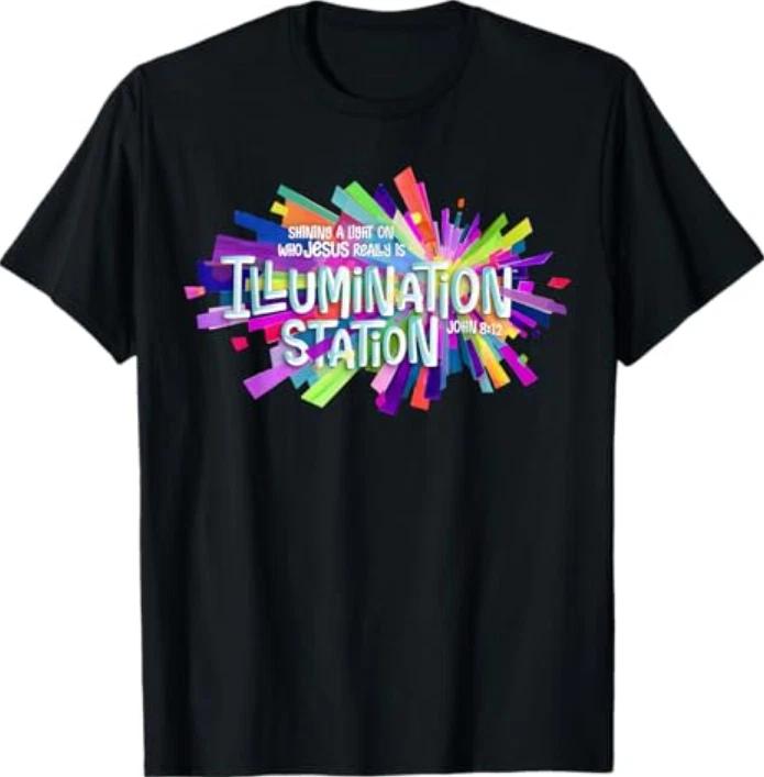 Illumination Station Vbs 2026 Bible Jesus Christian Lights Tshirt S