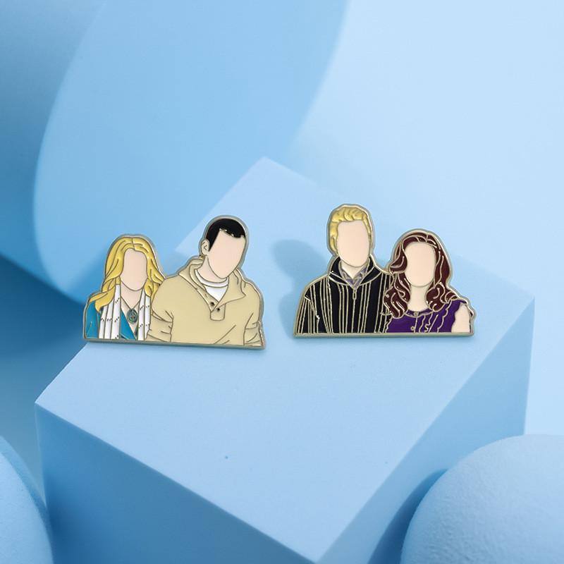 Character Adorable Cartoon Brooch Unique Alloy Pin For Personalized Style And Fashion Accessory