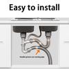 Universal Double Head Kitchen Sink Drain Hose (Extension) - Stretchable Flexible Pipe For Double Bowl