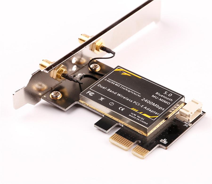 Ax200 Wifi6 5g Dual Band 3000m Desktop with Built-in PCIe Wireless Network Card