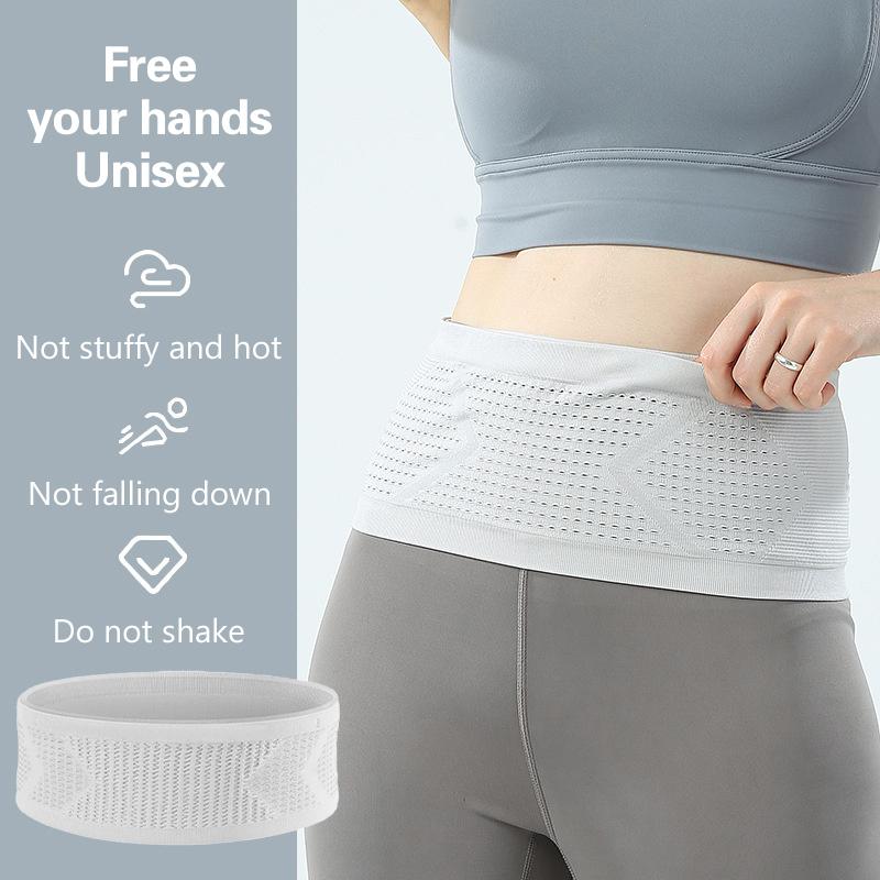 

Бесшовная невидимая сумка для бега на пояс, спортивные сумки, легкие невидимые сумки для мобильных телефонов, портативная эластичная сумка для бега и велоспорта M серый