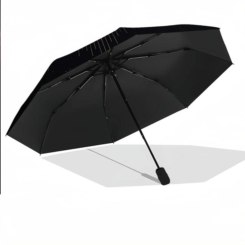 The Cure Print 8?Ribs Automatic Umbrella Wind Resistant Lightweight Folding Umbrella For Outdoor Travel